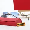 남성과 여성 모두를위한 패션 선 스크린 선글라스 Box Lady 's Sun Glasses를 포함한 고급 도매 안경