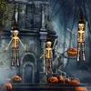 Feestdecoratie Halloween Decoratie LED Knipperend skelet Licht Hangende Lantaarn Huis Spookachtige Horror Rekwisieten Huis Bar Halloween Feestdecoratie x0905 x0905