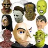Party Masks Realistic Movie Full Head Cosplay Costume Masks Latex Celebrity Character Comedians TV Props Masks T230905