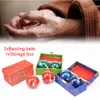 Fitnessbollar 2st meditation handboll kinesisk hälsa baoding boll hand yin yang finger träning stress lindring avslappning terapi 230904