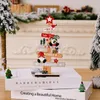 Kerstversiering Desktopboom Kerstman DIY-decoratie Houten borden Plaquette Kerst Jaren Feestcadeaus 230905