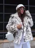 Pelliccia sintetica da donna RR1474 Cappotti corti Eco Lynx con cappuccio Giacche invernali Donna Lunghezza 70 cm Cappotto Donna Bianco 230904