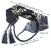 Japanische breite Korsett Cummerbunds Kimono Gürtel Frauen Vintage Floral gedruckt Yukata Schärpe Krawatte Satin Bund Mode-Accessoires