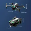 S125 Drone plegable con cámara dual de flujo óptico HD con control remoto inteligente con baterías dobles/tres, cámara ajustable en 90°, modo sin cabeza, giro de 360°-Negro