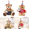 Плюшевые куклы Y55B mainanboneka hewan musik beruang elektronik menyaany dan ayun Hadiah ulang tahun untuk teman bayi anak perempuan laki laki 230905
