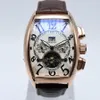 Tourbillon hollow mechanical automatic mens watches skeleton leather belt day date men dress designer watch drop male wris2790