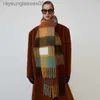 Designer Schal Marke Kaschmir Winter Schal Schals Decke Frauen Typ Farbe Karierte Quaste Imitiert Aimeishoppingdo5l