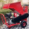 12HP 13HP 15HP Wood Crusher Chipper Machine, Wood Shredder Chipper, Wood Chipper portable Tree Shredder Branch