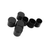 Rubber PVC Flexible Round End Cap 38MM Foot Cover 10 Pcs Black198c