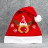 Kerstversiering Hoed Gebreid Wit Pompom Kerst Kinderen Thermisch Wollen Garen Cap Ouderkind Jaar Feest Kind Cadeau 230905