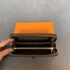 Cartera de diseñador M60017 Cartera de cuero para mujer Tarjeteros largos con cremallera Monederos Mujer Muestra carteras de mano exóticas Viene con una caja. El mejor producto para regalar