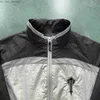 Fatos masculinos Trapstar TRACKSUIT Irongate T Shellsuit-Cery / Black Crey 1 1 Top Quality Bordado Sportswear Jogging Calças UE Tamanhos XS-XL T230905