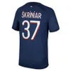 2023 2024 Paris MBAPPE 7 Fußballtrikots HAKIMI O.Dembele Stadium psGS Maillots de Football Shirt MARQUINHOS VERRATTI ICARDI Home Away Fans Spieleruniform Kinder-Kit-Set