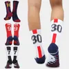 Sportsocken, rutschfeste Handtuchunterseite, Fußballsocken, Paris, Nummer 30 7, hochwertige Fußballsocken für Erwachsene, Outdoor, Joggen, Laufen, Radfahren, Sportsocken 230904