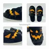 Slipare Fashion Pumpkins Demon Plush Slipper för Halloween Autumn Winter Warming Tisters Present till födelsedag x0905