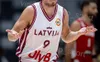 Baskılı Letonya Basketbol 24 Andrejs Grazulis Formaları 2023 Dünya Kupası 00 Rodiions Kurucs 8 Davis Bertans 55 Artur Zagars 66 Kristers Zoriks 11 Rolands Smits Red White