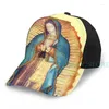 Boll Caps Our Lady of Guadalupe Virgin Mary Tilma Basketball Cap Men Women mode överallt svart unisex vuxen hatt