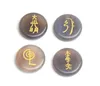 4 peças tamanho pequeno chakra natural quartzo lapis ametista gravado cristal cura reiki símbolos religiosos conjunto