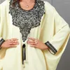 Etniska kläder mode muslimska abaya lös tofs boubou africain femme aftonklänning dubai kaftan robe afrikanska klänningar för kvinnor en storlek