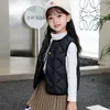 Manteau en duvet pour enfants, gilets chauds pour enfants, nouveaux gilets d'automne pour bébés garçons, vestes sans manches pour enfants, manteaux pour filles 1-8T R230905