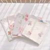 Одеяла INS стиль милый мультфильм рожденная детская кроватка пододеяльник чехол для малышей хлопковое одеяло детский комплект постельного белья 230904