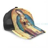 Casquettes de baseball Notre-Dame de Guadalupe Vierge Marie Tilma Casquette de basket-ball Hommes Femmes Mode All Over Print Noir Unisexe Adulte Chapeau