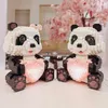 Bloki kreatywne bloki budowlane zwierzęce śliczne bloki diamentowe panda dla dziewcząt chłopców prezent urodzinowy