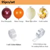 Other Event Party Supplies Happy Thanksgiving Balloons Arch Kit Fall Indoor Outdoor Decorations Maroon Burgundy Orange Balloon Garland 230905