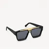 Solglasögon för män Kvinnor Summer Style Evidence 1502 Anti-ultraviolet Retro Plate Full Frame Glasses Fashion Designer Sun Glasses Random Box