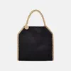 Falabella stor tygväska Stella McCartney Women Black Luxury Designer Shopping Chain Bags Plånbok Messenger läderhandväskor