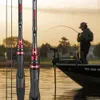 Łódź wędkarska Kastking Max Steel Rod Węglowe odlewanie węgla z 180 m 21 228m 24m Baitcasting dla Pike Bass 230904