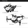 S2S Drone HD с двойной камерой, бесщеточным двигателем, функцией фиксации оптического позиционирования потока, длительным сроком службы, автоматическим возвратом, игрушкой-дроном с дистанционным управлением. Идеальный подарок.
