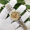 Klassisk serie 178274 179173 31mm gula urtavlor ETA 2813 Movement Steel 18K Ladies Watch Two Tone Gold Automatic Women'207n