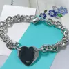 عالي الجودة الكلاسيكية سلسلة سوار المصمم مجوهرات المرأة تصميم سوار الفاخرة Banglebracelets علامة ل menwoman heart مستوحاة