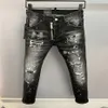 dsquared2 Вы Mens Designer de Luxo Denim Jeans d2 dsq2 dsquare 2 Buracos Calças COOLGUY Calças de Motociclista Roupas 7YO3