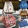 Tagi Bag Zaino Mark Borse Lusso intrecciato in pelle bovina Tasca di design Secchiello per perle Mini donna Borse da viaggio con coulisse Zaini a spalla Borsa a tracolla 2 dimensioni