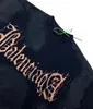 Sweats à capuche grande taille pour hommes Pull tricoté avec lettre jacquard en automne / hiver Machine à tricoter acquard e Personnalisé jnlarged détail col rond coton 2w3f22