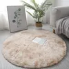 Carpets Plush Round Rug Mat Fluffy White for Living Room Soft Home Decor Bedroom Kid Decoration Salon Thick Pile 230905