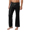 Pantalons pour hommes 2023 Hommes Brillants Paillettes Longue Ceinture élastique Pantalon évasé Disco Bell Bottom Dance Costumes de performance