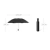 Umbrellas Automatic Umbrella with Reflective Stripe Reverse Led Light Academy 10 Ribs 3folding Inverted 230905