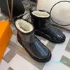 Snow Boot Tasarımcı Spor ayakkabıları Kadın Klasik Moda Yün Anti-Sıdlı Giyim Dayanıklı Sıcak ayak bileği botları 35-40