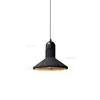 Black Yellow Travertine Pendant Lamp Marble Stone Hanging Light Hotel Cafe Store Living Bedroom Wood Suspension Ceiling Chandelier