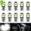 새로운 10pcs T10 W5W 194 501 LED CANBUS NO ERROR CAR 내부 조명 T10 26 SMD 4014 Chip Pure White Instrument Lights B