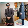 Women's Wool Blends 2023 New Extra Long Wool Trench Coat Male Winter Brand Mens Cashmere Coat Slim Fit Woolen Peacoat Windbreaker Manteau Homme 4XL HKD230904