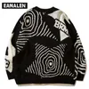 Mens Sweaters Harajuku Retro Graffiti Star Jumper Knit Sweater Oversized Winter Korean Pullover Grandpa Ugly Womens Y2K Grunge 230904