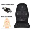 Back Massager Electric Vibrating Car Massage Chair Mat Portable Massager Cushion Home Infrared Heating Back Vibrator Massage Pads 230904