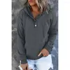 Sweats à capuche pour femmes 2023 Pull à capuche solide Haut ample surdimensionné à manches longues 2537874