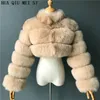 Womens Fur Faux Natural Fur Raccoon Real Coat High Quality Ladies Furry Winter Fashion 7xl 230904