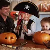 Juldekorationer Pirat födelsedagsdekoration skelett ögonplåster teleskop mynt för barn gåvor leksaker halloween fest cosplay rekvisita 230905