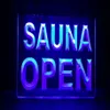 SAUNA OPEN bier bar pub Neon Led Sign Gift man Cave231h